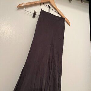 Re/done Backless Slip Dress (100%‎ Silk - Size Medium)
